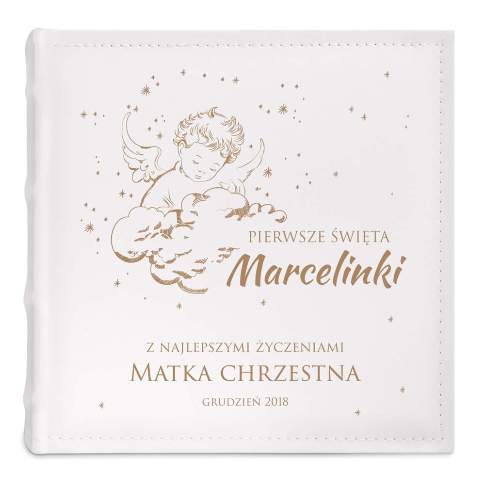 Album na zdjęcia z nadrukiem dla dziewczynki na święta