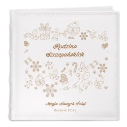 Album na zdjęcia z nadrukiem dla pary na święta