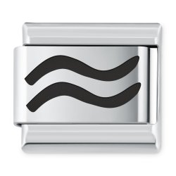 ITALIAN CHARMS Znak zodiaku Greckie Wodnik