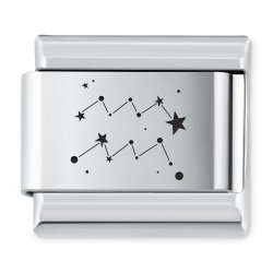 ITALIAN CHARMS Znak zodiaku konstylacje Wodnik