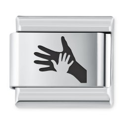 ITALIAN CHARMS Symbole Gesty Dłonie