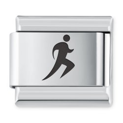 ITALIAN CHARMS Symbole Sportowe Bieganie