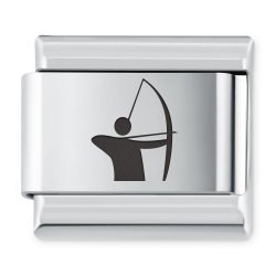 ITALIAN CHARMS Symbole Sportowe Łucznictwo