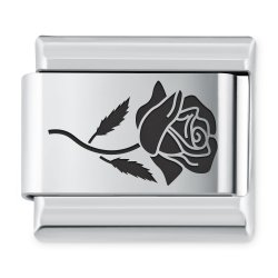 ITALIAN CHARMS Symbole Roślinne Róża