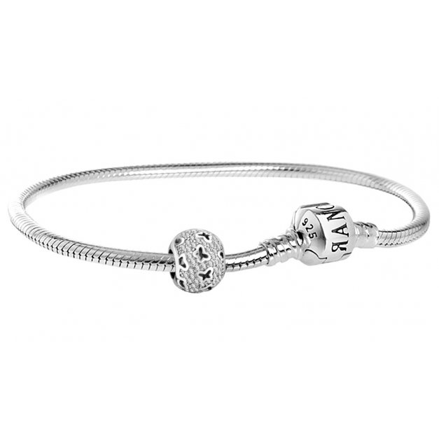 Charms Zawieszka Koralik 925 MOTYLI DESZCZ