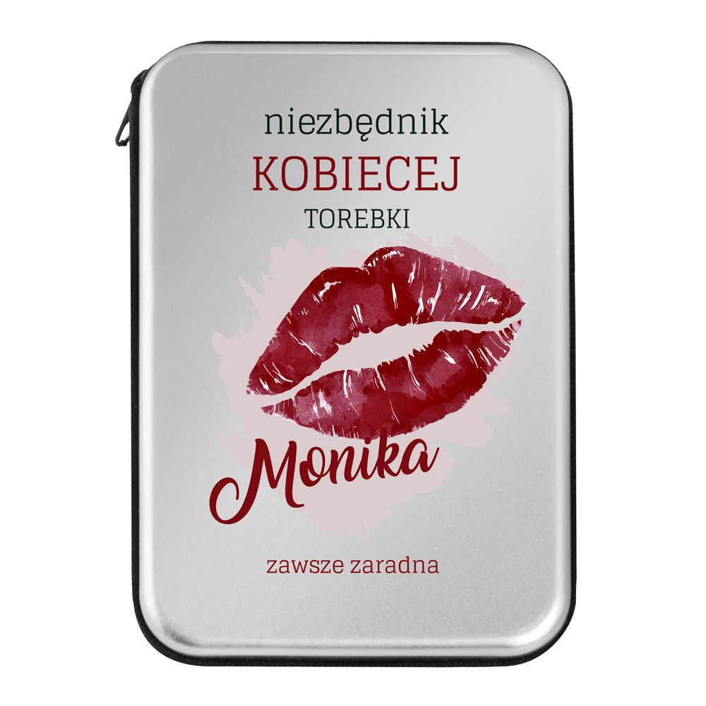 Narzędzia w etui zestaw z nadrukiem dla niej