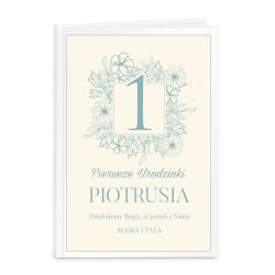 Biblia rozmiar M z nadrukiem dla chłopca na roczek
