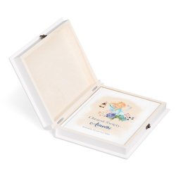 Biblia w etui z nadrukiem dla dziewczynki na komunię