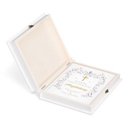 Biblia w etui z nadrukiem dla dziewczynki na chrzest