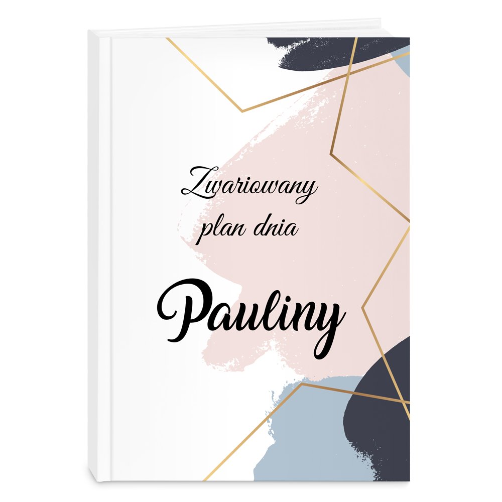 Planner kalendarz książkowy z nadrukiem dla niej
