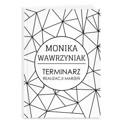 Planner kalendarz książkowy z nadrukiem dla niej