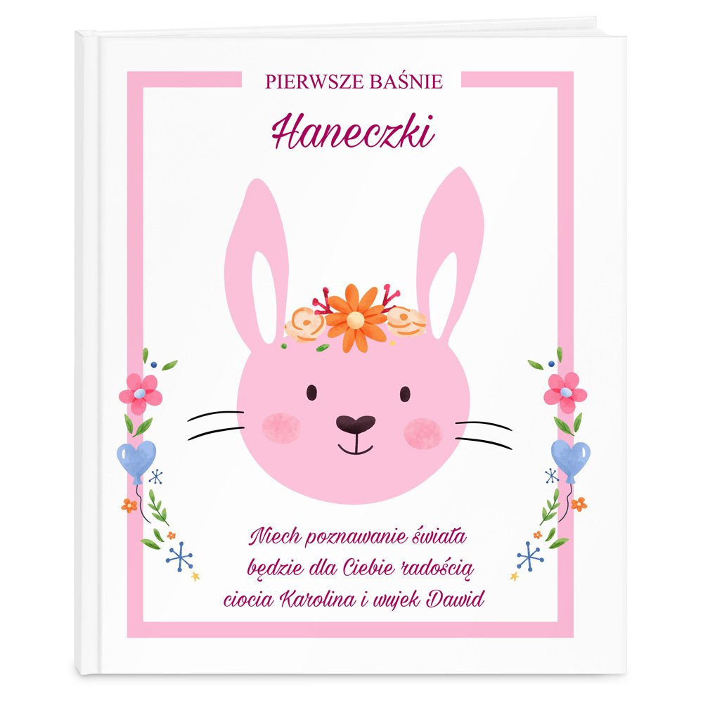 Księga baśni baśnie z nadrukiem dla dziewczynki na imieniny