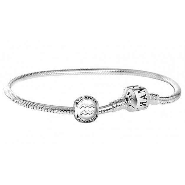 Charms Zawieszka Koralik 925 Zodiak Wodnik