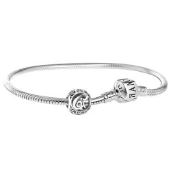 Charms Zawieszka Koralik 925 Literka C