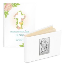 Album na zdjęcia w etui z nadrukiem dla dziewczynki na komunię