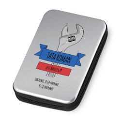 Narzędzia w etui zestaw z nadrukiem dla taty