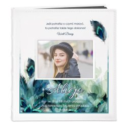 Album na zdjęcia z okienkiem i nadrukiem dla niej na 18 urodziny