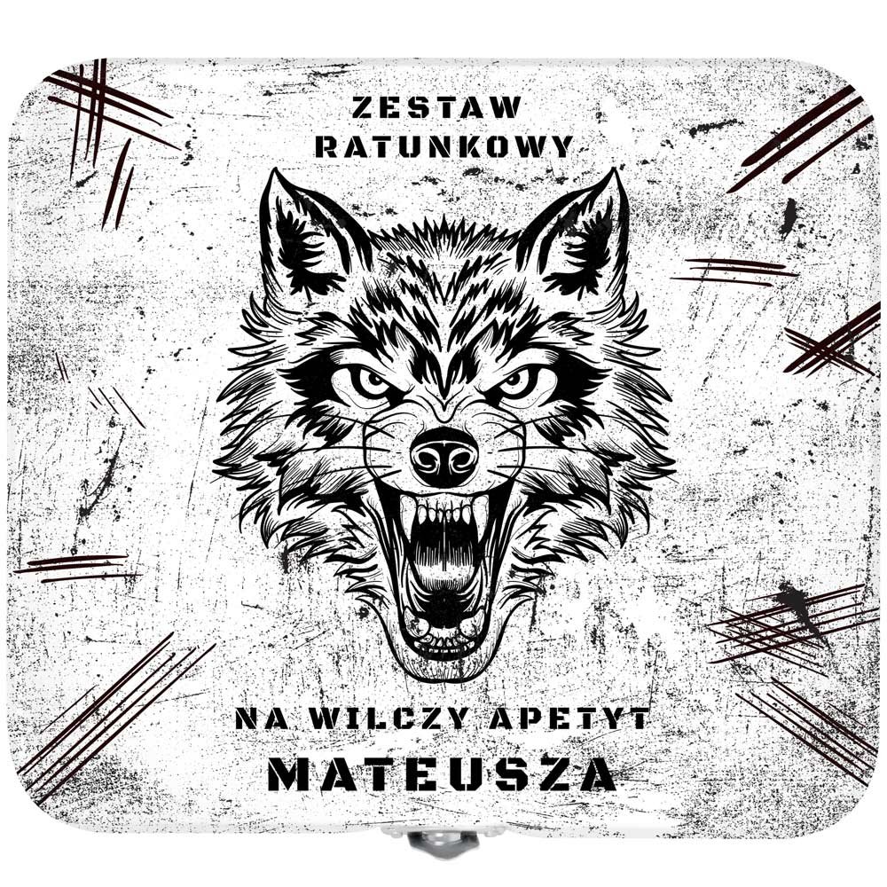 Śniadaniówka metalowa lunch box z nadrukiem dla niego