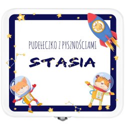 Śniadaniówka metalowa lunch box z nadrukiem dla chłopca na imieniny