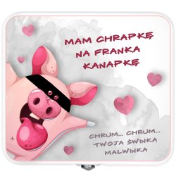 Śniadaniówka metalowa lunch box z nadrukiem dla niego na imieniny walentynki