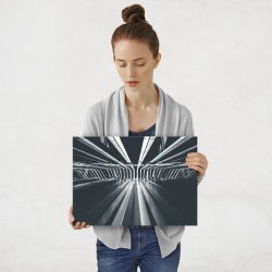 Plakat metalowy metalowe elementy M