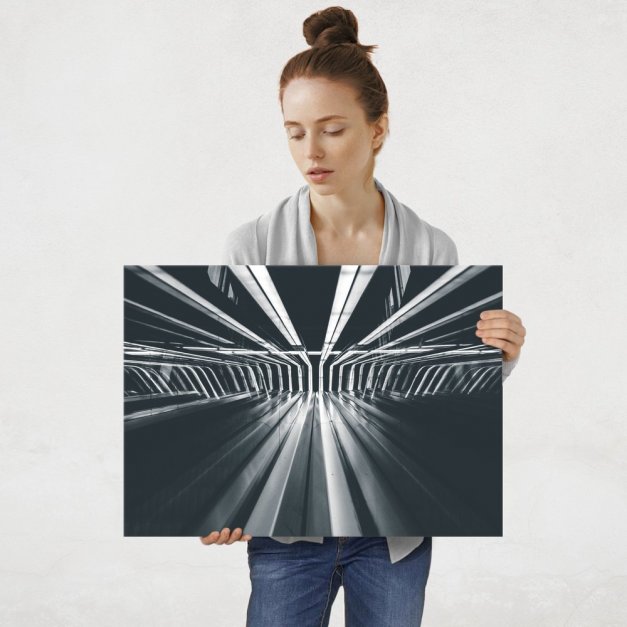Plakat metalowy metalowe elementy L
