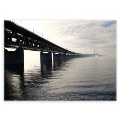 Plakat metalowy Most Qingdao Haiwan L