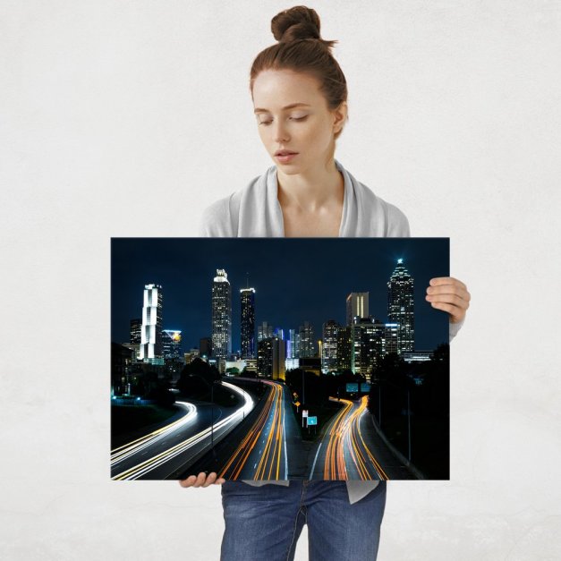 Plakat metalowy Atlanta L