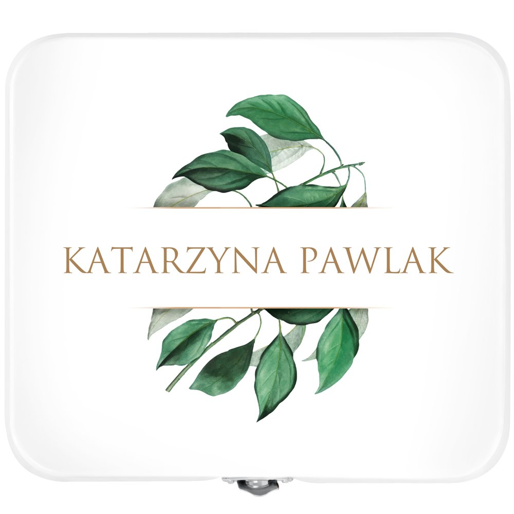 Herbata zestaw herbat w metalowym pudełku z nadrukiem dla niej