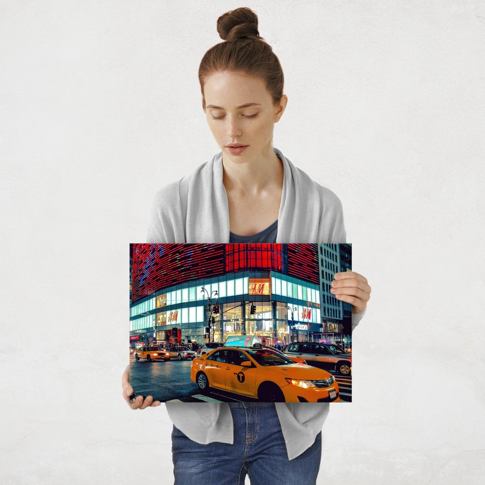 Plakat metalowy Nowy Jork M