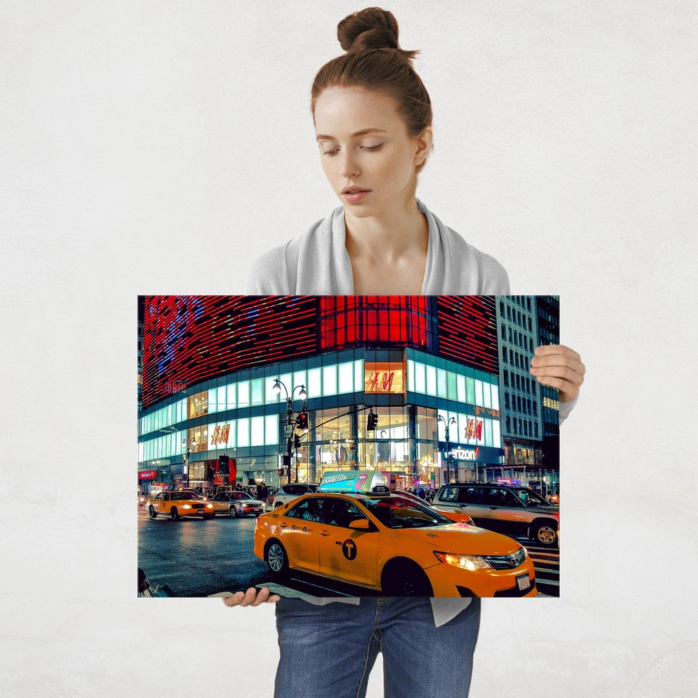 Plakat metalowy Nowy Jork L