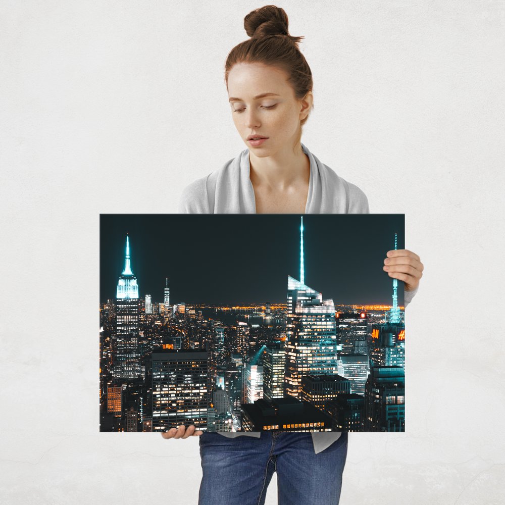 Plakat metalowy Empire State Building L