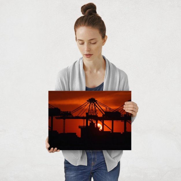 Plakat metalowy fabryki M