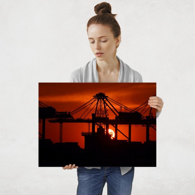 Plakat metalowy fabryki L