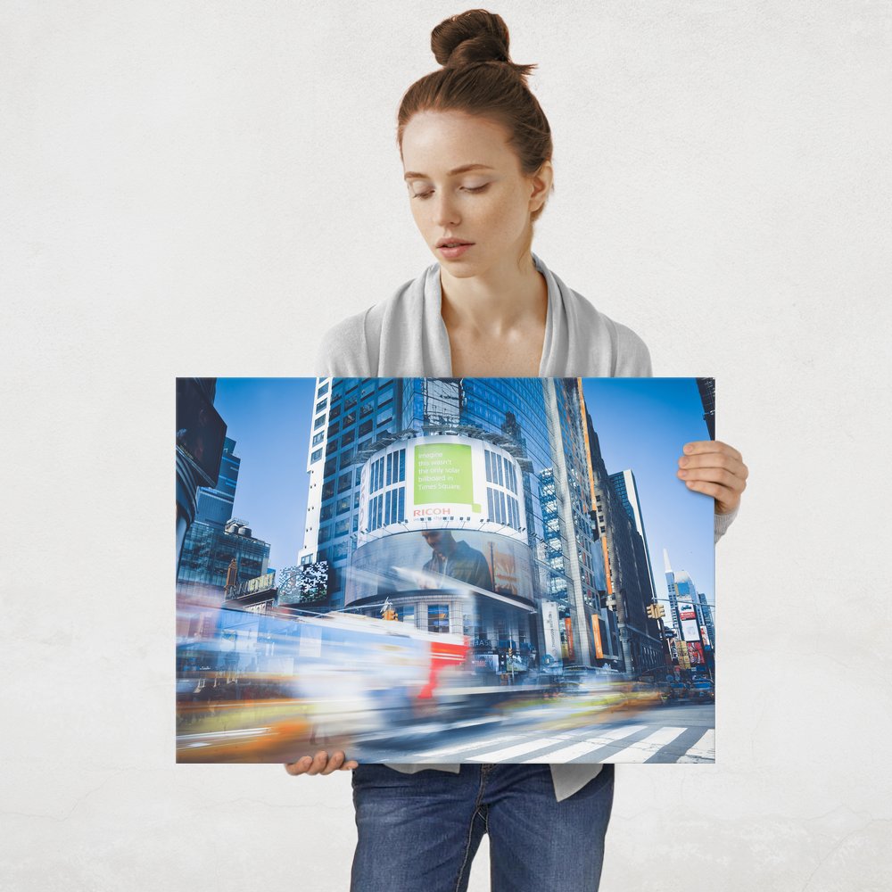 Plakat metalowy miasto L