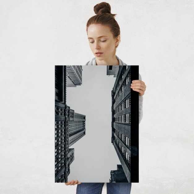 Plakat metalowy budynki L