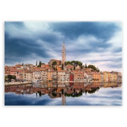 Plakat metalowy chorwackie miasto M