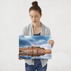 Plakat metalowy chorwackie miasto M