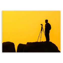 Plakat metalowy fotograf M