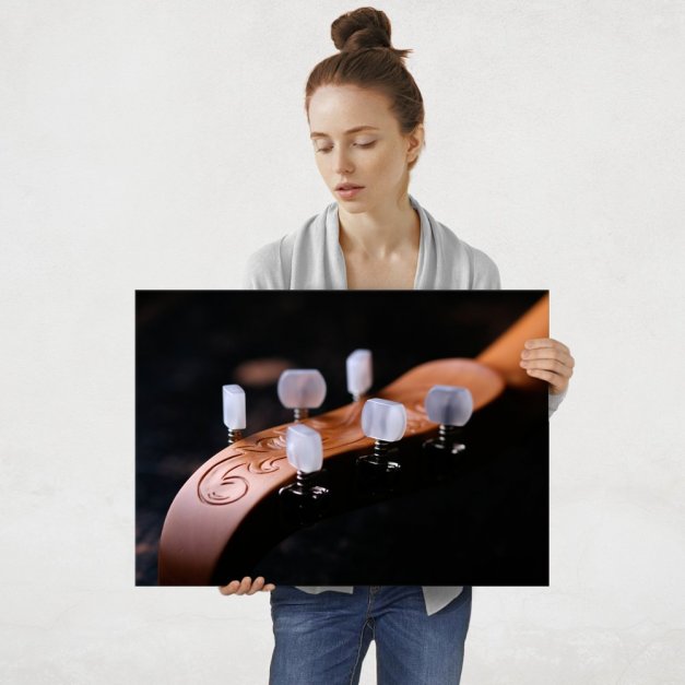 Plakat metalowy skrzypce L