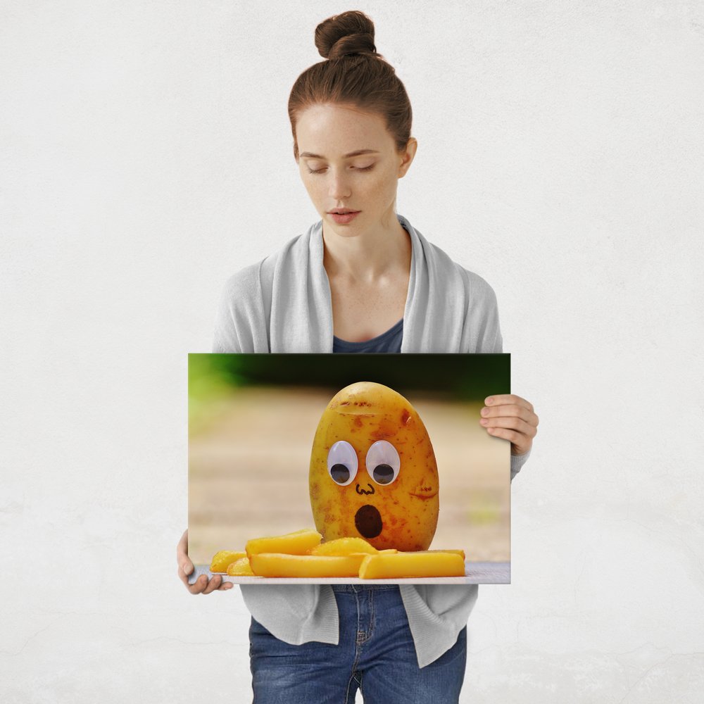 Plakat metalowy ziemniaki M