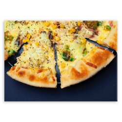 Plakat metalowy pizza M