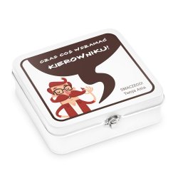 Śniadaniówka metalowa lunch box z nadrukiem dla chłopaka narzeczonego męża