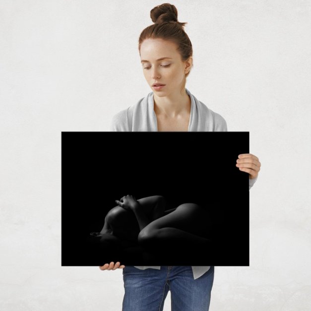 Plakat metalowy rozpacz L