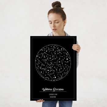 Plakat metalowy gwiazdozbiór L