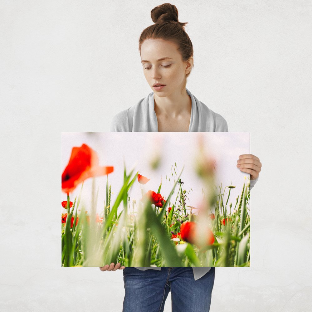 Plakat metalowy maki L