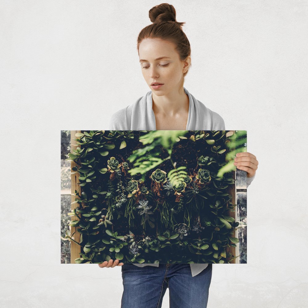 Plakat metalowy ogród botaniczny L