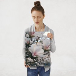 Plakat metalowy kwiaty drzew M