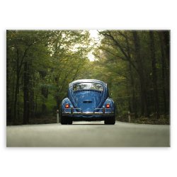 Plakat metalowy Garbus L