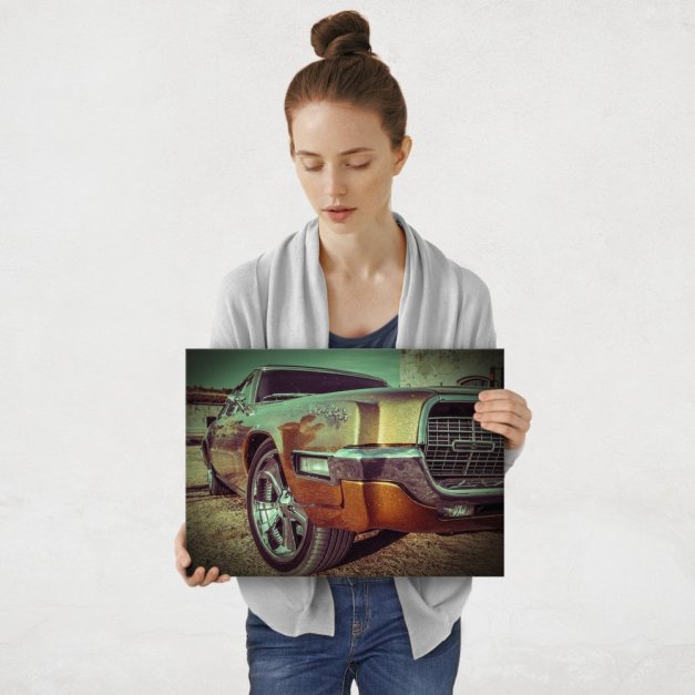 Plakat metalowy amerykański samochód M